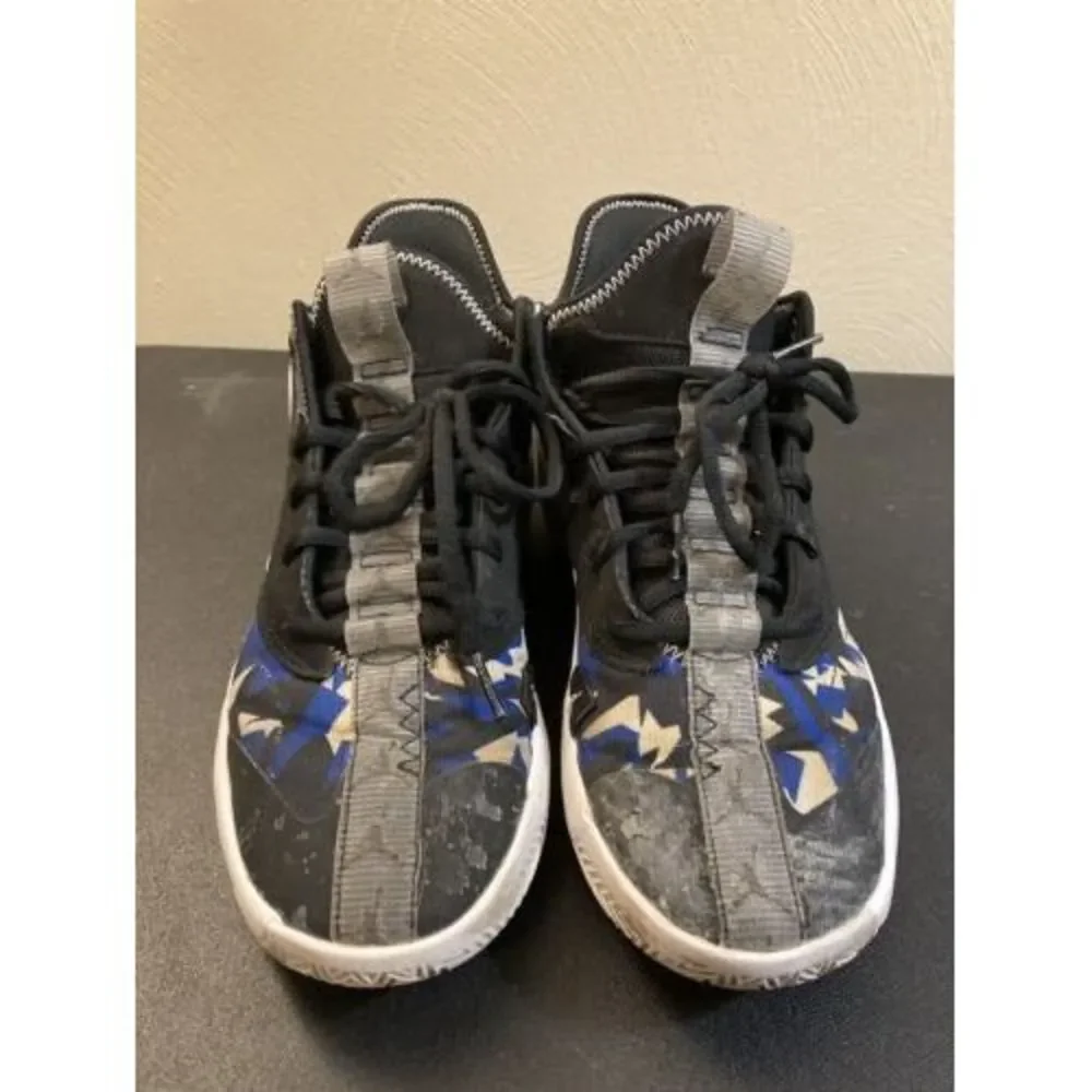 Nike Jordan React Elevation Mens Sz 9 Basketball Shoes Black‎ Blue CK6618-004